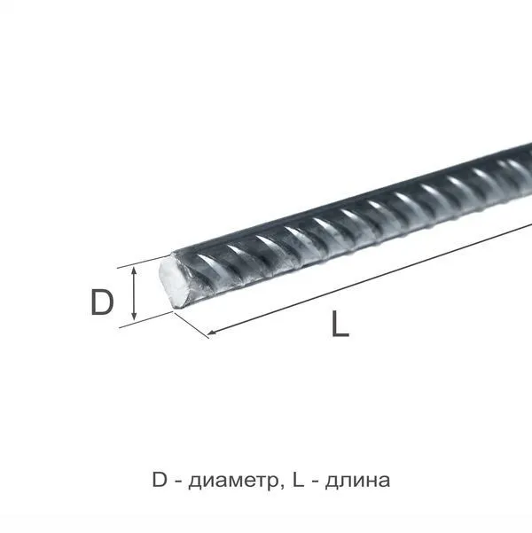 Арматура рифленая 10  А500СЕ 18Г2С ГОСТ 34028-2016 - 1
