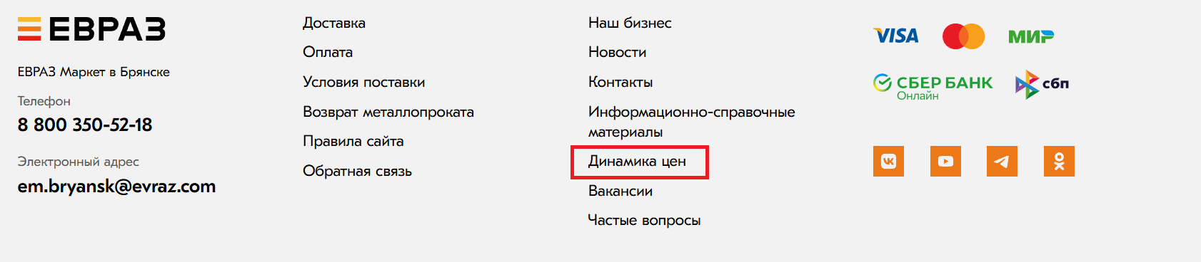 Изображение раздела сайта